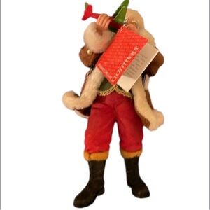NWT DEPT 56 Santa Claus Figurine with Plane